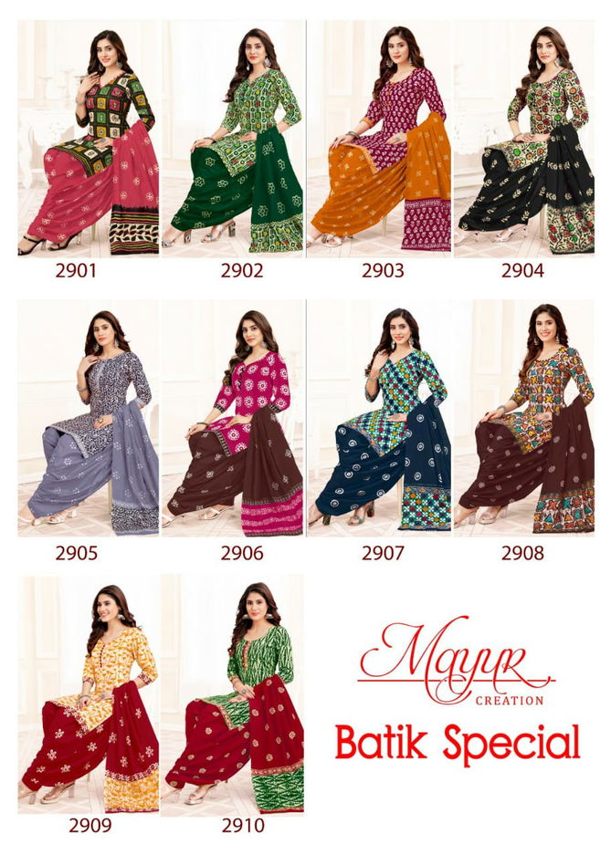 Batik Special Vol 29 By Mayur Printed Cotton Dress Material Wholesale Shop In Surat
